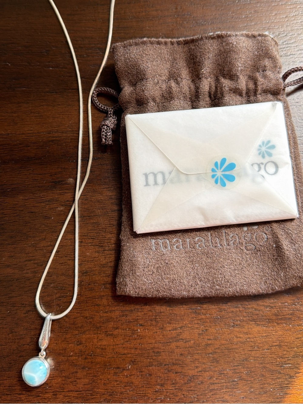 Marahlago Larimar Necklace